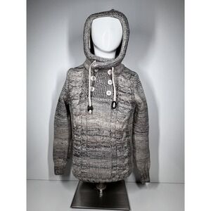 NWT Leif Nelson Beige Knitted Pullover Heavyweight Sweater LN20227 Mens SZ Small